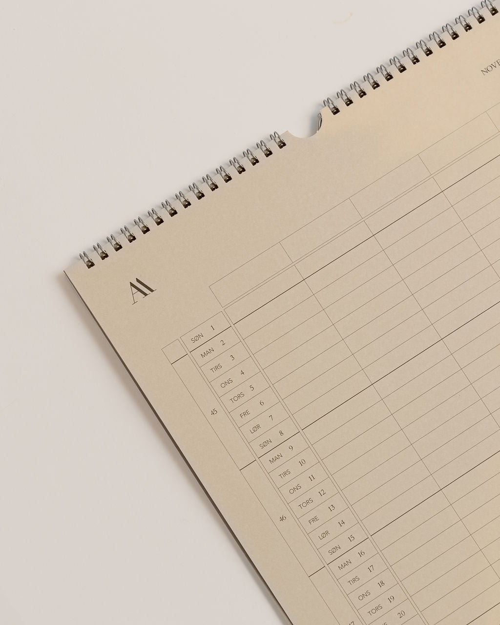 Vægkalender